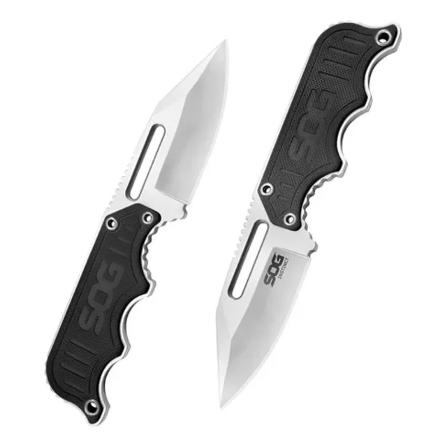 Cuchillo Navaja Táctico Sog Hoja Fina Bolsillo + Estuche