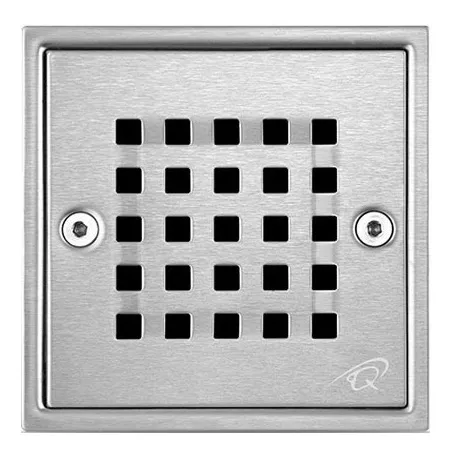 Rejilla Centro Piso Desague Quality Metal Acero 10cm X 10cm