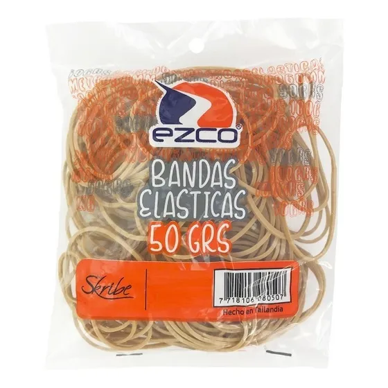 Banda Elastica Ezco Bolsa X 50 Grs Banditas Elasticas
