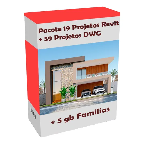 Pack 120 Projetos Entre Revit, Skectchup E Autocad (prontos)