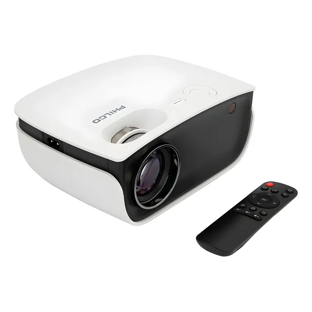 Proyector 2000 Lúmenes Hd 720p, Philco Color Blanco y Negro