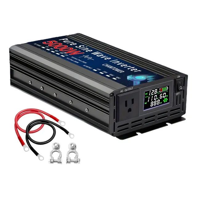 Inversor De Corriente 5000w 12v-110v Onda Sinusoidal