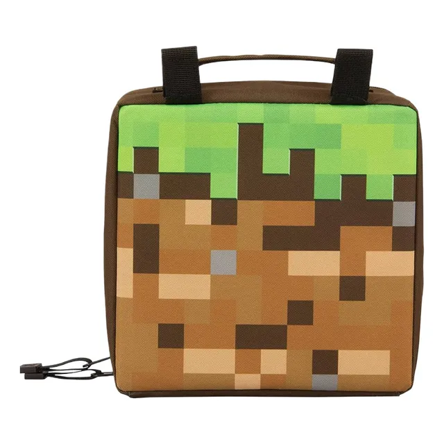 Mxg-sb Bolsa Térmica Minecraft, Bolsa Tipo Bento Portátil,