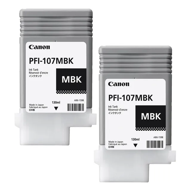 Kit De 2 Tintas Canon Pfi-107 Mbk