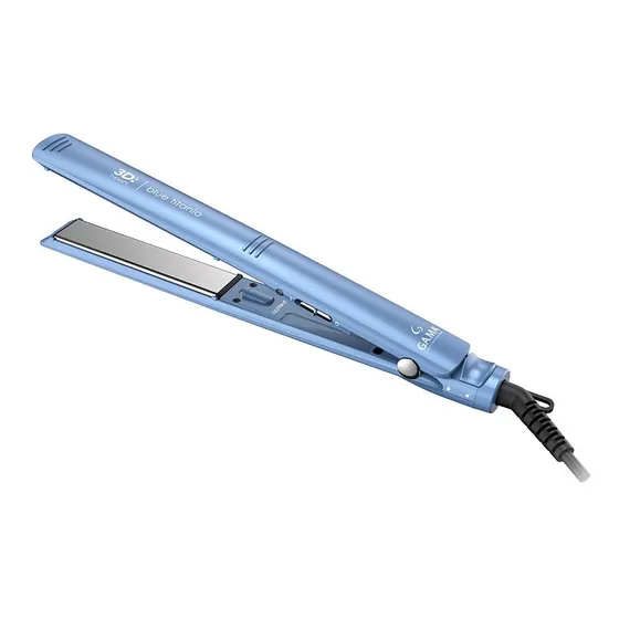 Plancha De Pelo Ga.ma 3d Blue Titanio Circuit