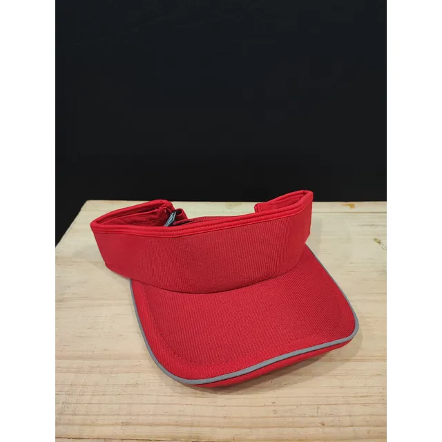 Visera Unicolor Deportiva Color Rojo