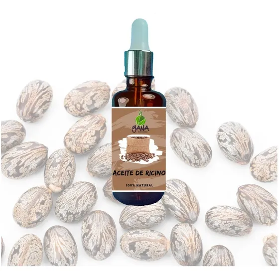 Ricino Aceite Para Cabello, Barba, Pestañas, Rostro, Cuerpo