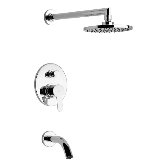 Monocomando Ducha Fv Embutido Puelo 0106b5cr