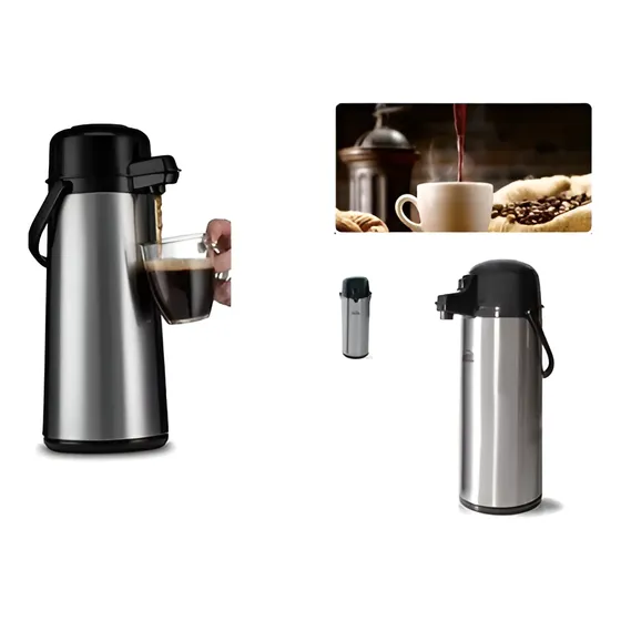 Termos De Cafe 1.9 Litros En Acero Inoxidable 100% Calidad