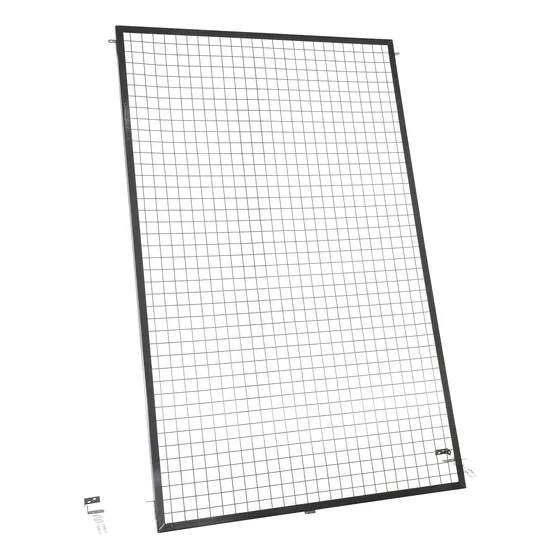 Apg-m-85 Acero Panel De Perímetro Guardia Ajustable, 8  X 5 