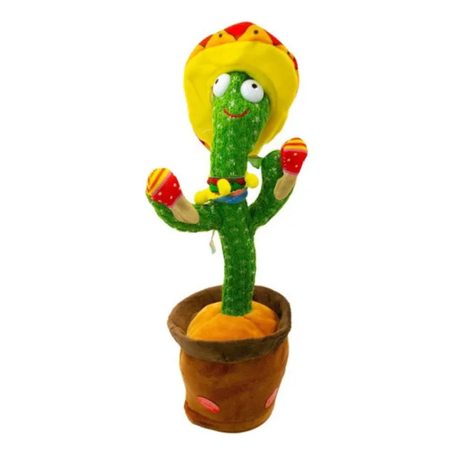 Cactus Bailarín Juguete Parlanchín TikTok Marca Cacto Dançante tamaño grande