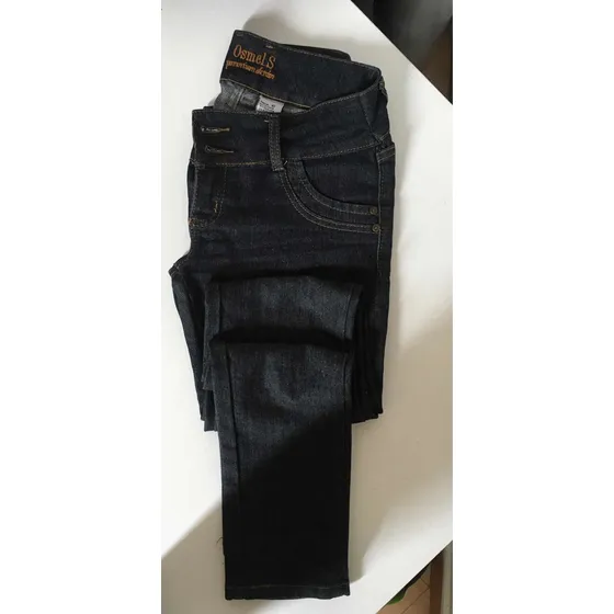 Jean Pantalón Negro Para Dama Talla 10 Marca Osmel J