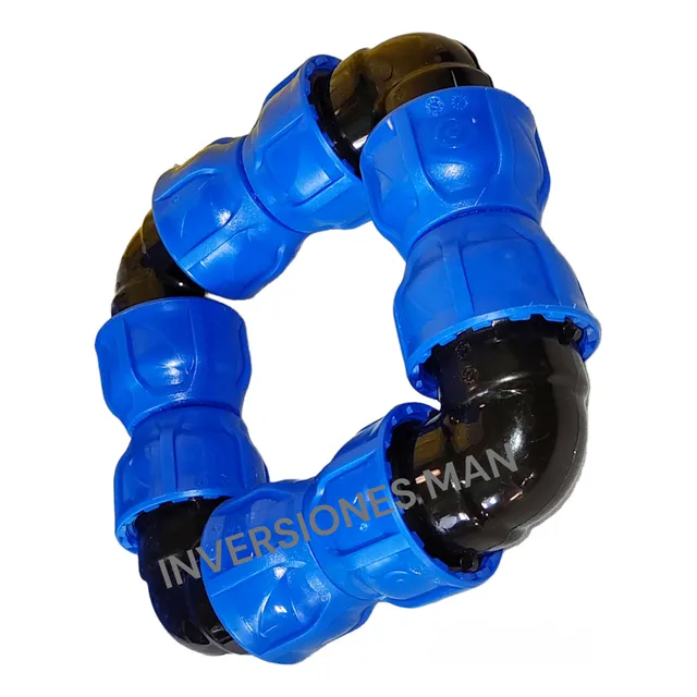 Codo Riego 1 PuLG Para Manguera Pead 32 Mm 90° Del Bueno 