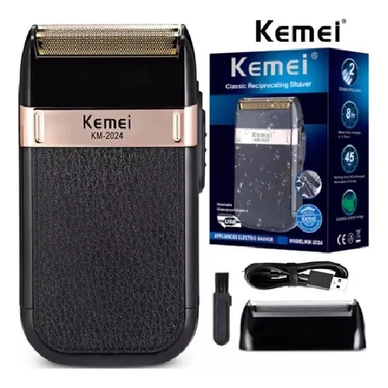 Maquina De Afeitar Cabello Shaver Kemei Km-2024 Inalámbrica