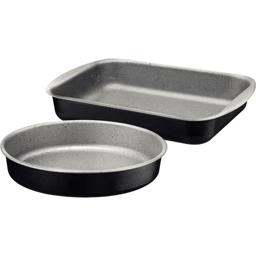 Juego de 2 piezas asadera molde para hornear Tramontina Brasil antiadherente starflon