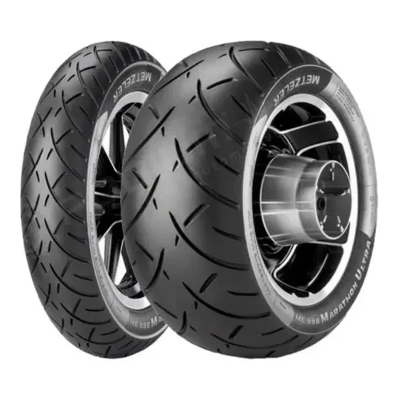 Par Pneu Metzeler Harley Davidson Fat Bob Softail Me888 Novo