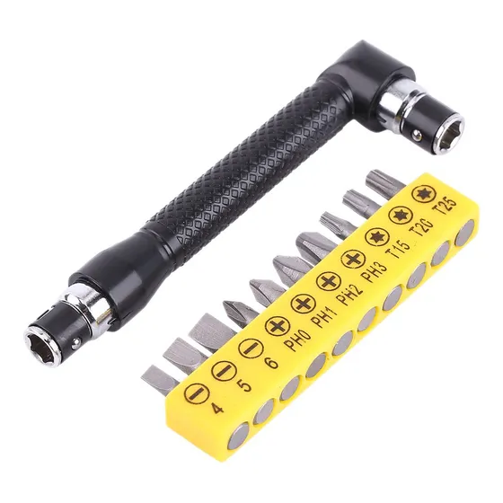 Ftvogue Juego Destornillador Broca Hexagonal Forma 1 4  10