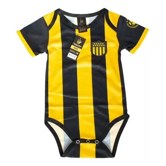 Body Peñarol Oficial 3 Y 6 Meses Enterito Bebe Camiseta