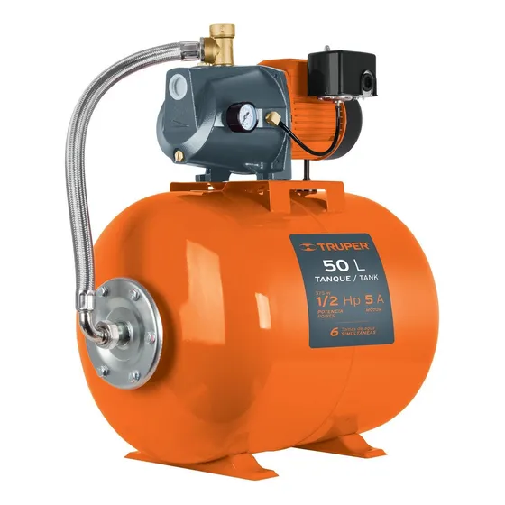 Bomba Hidroneumatica 1/2hp 50 Litros Truper HIDR-1/2X50 12254