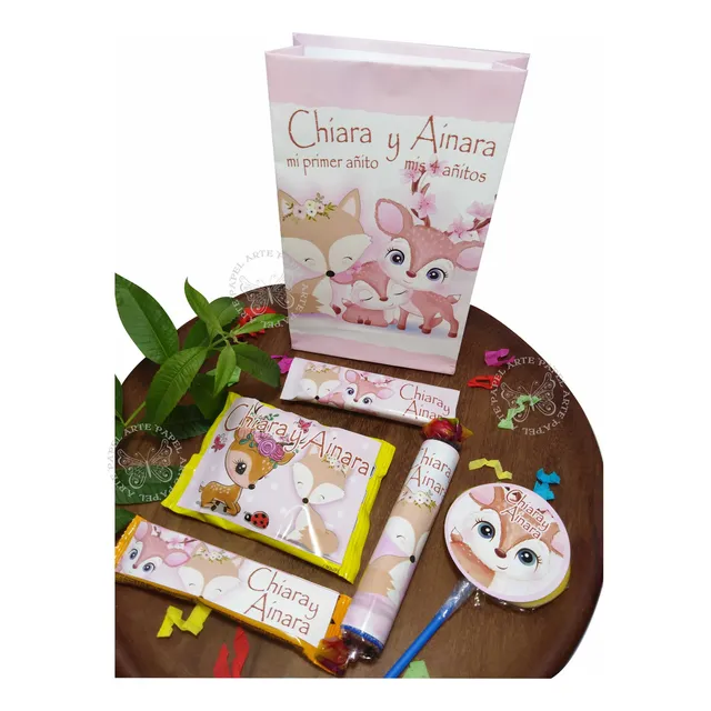Promo X 10 Mesa De Dulces Candy Bar Golosinas Personalizadas