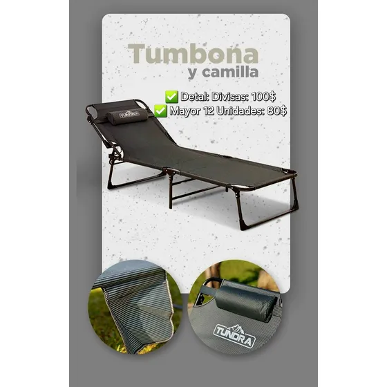 Tumbona Playera / Camilla Plegable Delux ( Mayor Y Detal)