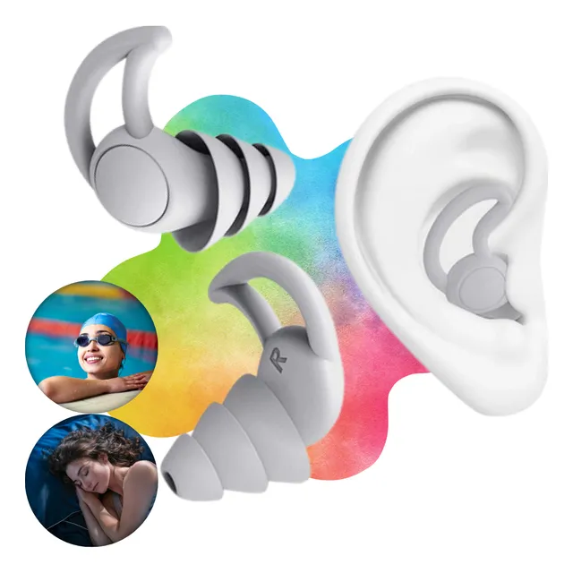 Tampão De Ouvido Protetor Auricular Dormir Natação Antiruído