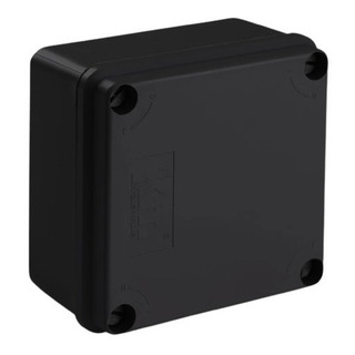 Caixa De Passagem Krausmuller 102x102x55 Preto Caixa De Passagem Krausmuller 102x102x55 Preto
