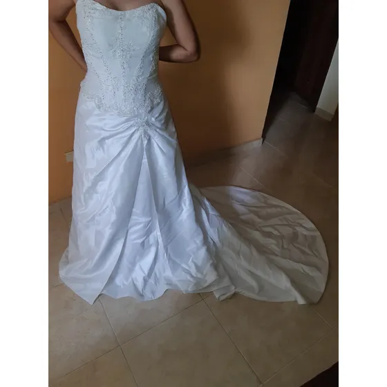 Vestido De Novia Strapless Medidas Ver Descripcion