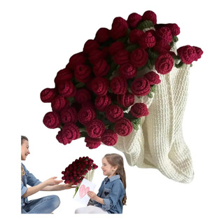 Cobertor Macio Feito À Mão Com Buquê De Flores Em Crochê Cobertor Macio Feito À Mão Com Buquê De Flores Em Crochê