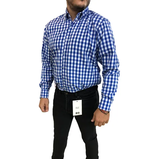 Camisa Para Caballero Marca Isle Modelo Mark