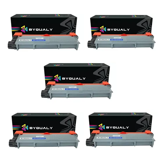Kit Com 5 Toner Para Uso Brother Tn-2370 Tn2340 Tn660 L2540