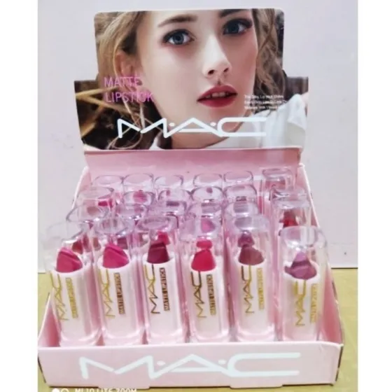 Labiales Mac Caja De 24 Unidades Ofertas Mayor Ofic Chacao