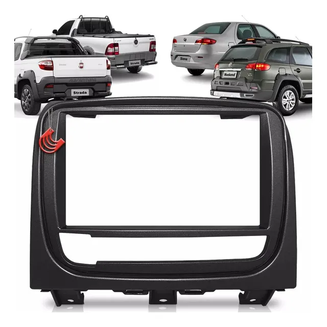 Marco Adaptador  Fiat Strada/palio 2014/2015 Radio 2 Din 