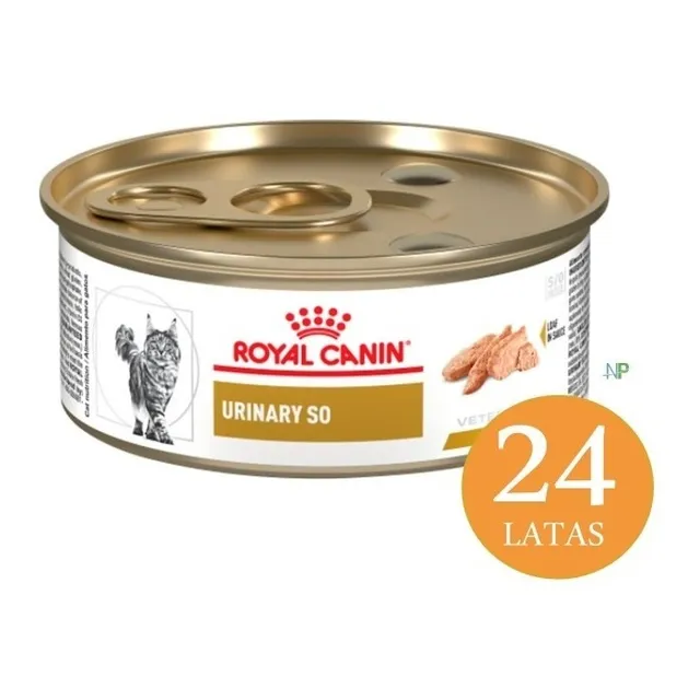 24 X Latas Royal Canin Vet Diet Felino Urinary S/o 145gr. Np