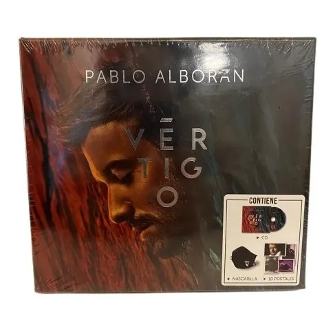 Pablo Alborán Vértigo Cd Box + Mascarilla Nuevo Eu