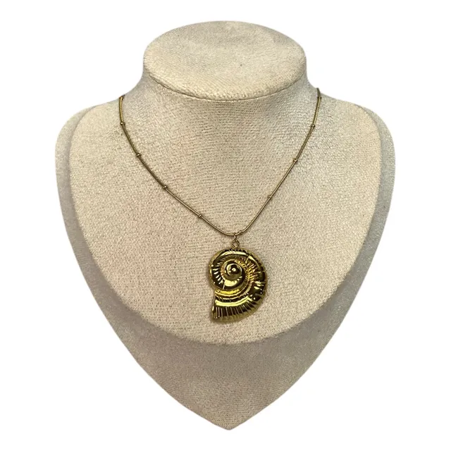 Collar Colección Marina, Concha Ancla Timon