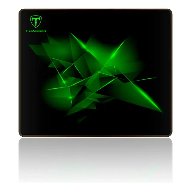 Mouse Pad Gamer T-dagger Geometry M Negro Green