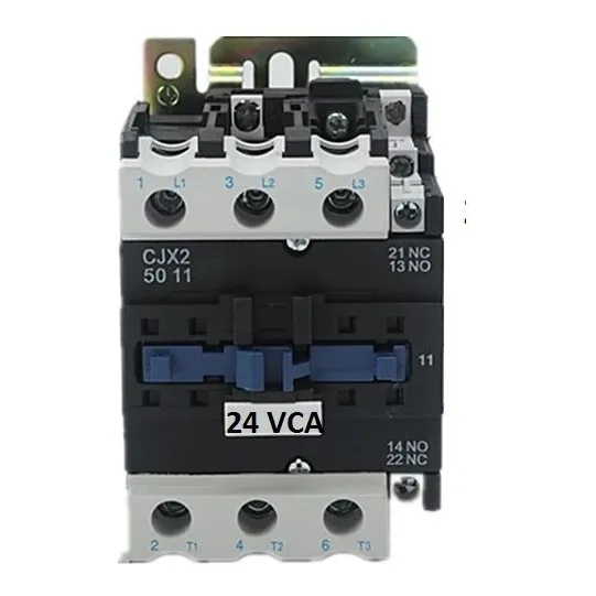 Contactor Para Electrodomésticos Practinet 50 Amper Cjx2-5011 24vca