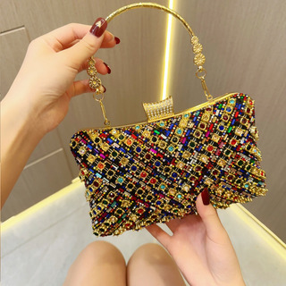Bolsa De Noite De Strass De Poliéster Missingyou Bolsa De Noite De Strass De Poliéster Missingyou