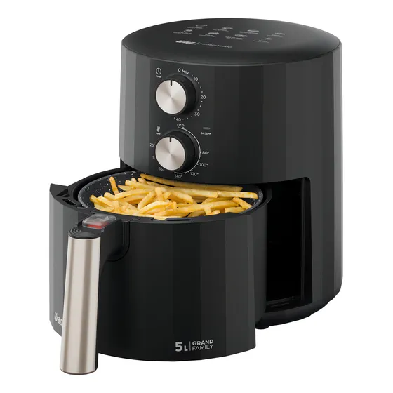 Fritadeira Elétrica Antiaderente WAP Air Fryer Grand Family 5 Litros 1500W 127V
