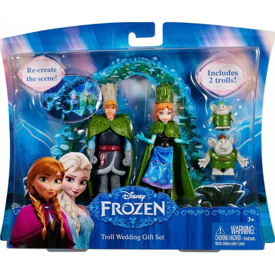  Figuras Frozen Anna,elsa, Kristoff,olaf, Sven Y Marshmallow
