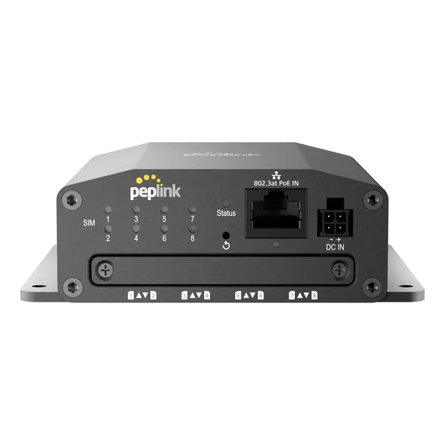 Sim Injector Mini Peplink 4 Sim Y 4 Failover,4 Antenas,1 Lan