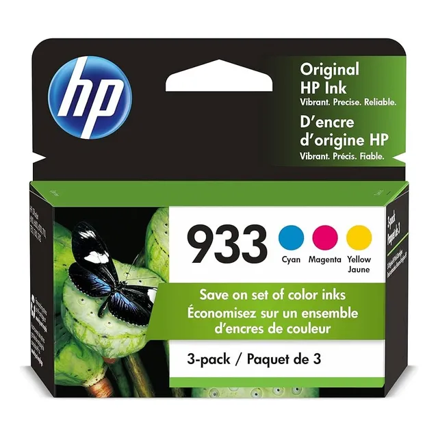 Original Hp Ink Cartucho Impresora Tinta Tricolor 933 / 1 Pz