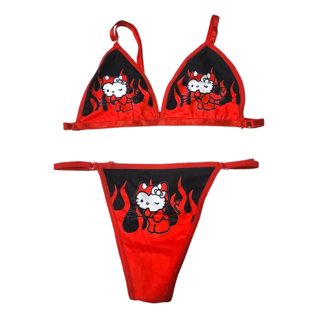 Lencería Kitty Diablita.