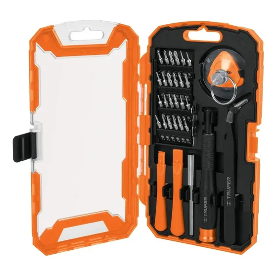 Juego Para Reparacion De Celulares 32 Pzas Truper 17762