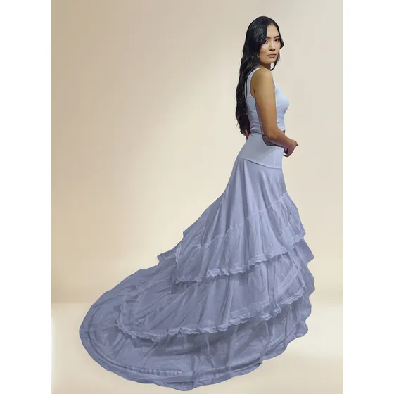 Cancan Enagua Crinolina Para Vestido De Novia Con Cola