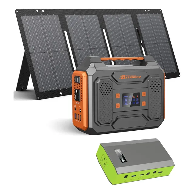 Generador Portátil Solar 60w Con Panel Plegable Estación E