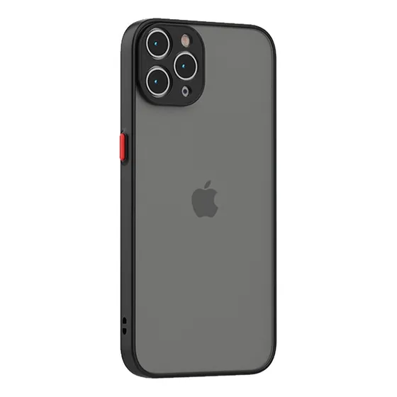 Funda Compatible Con iPhone Protector Cámara Mate Uso Rudo