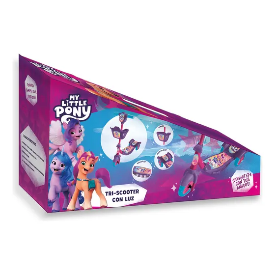 Tri-scooter Con Luz My Little Pony Hasbro