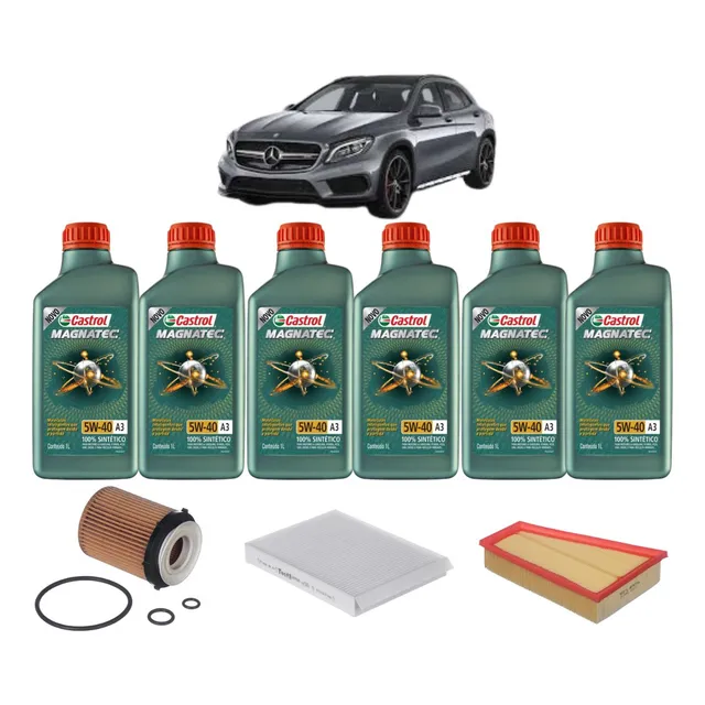 Kit Revisao Troca Oleo Mercedes A200 Cla200 Gla200 Gla250.